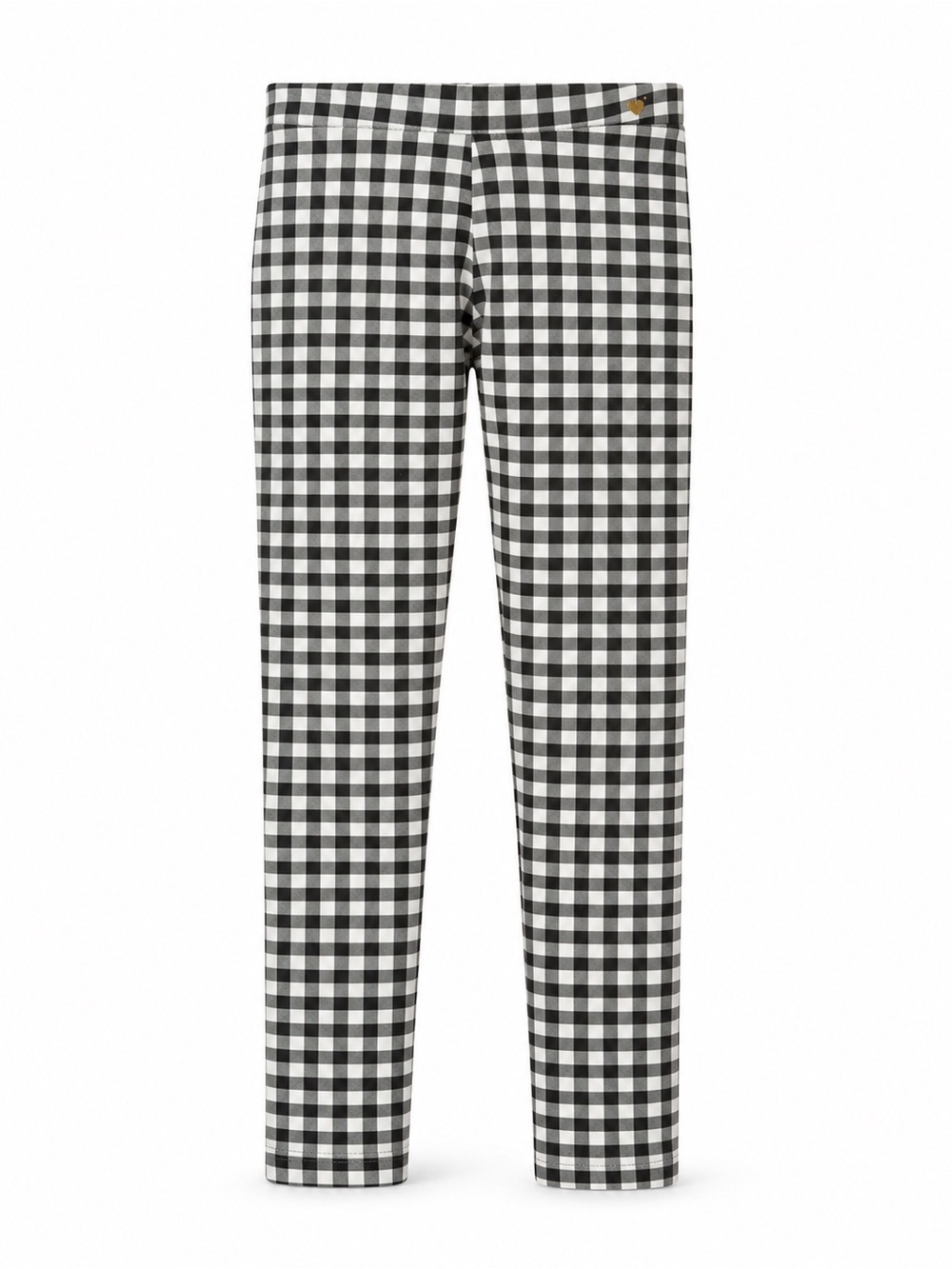 Zara Brown and White Gingham Leggings